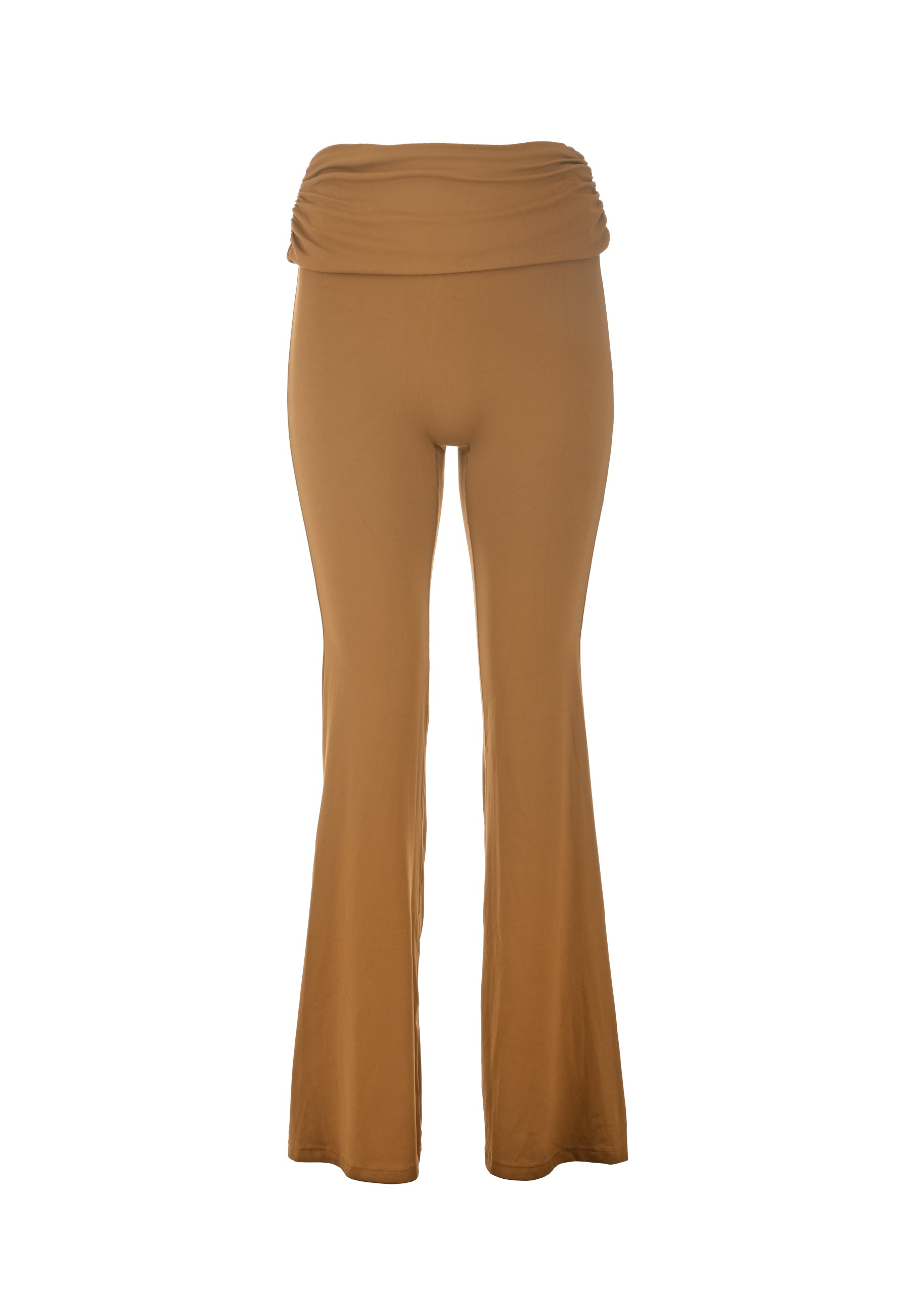 Legging Évasé Taille Haute à Revers pour Femme | MEREBA