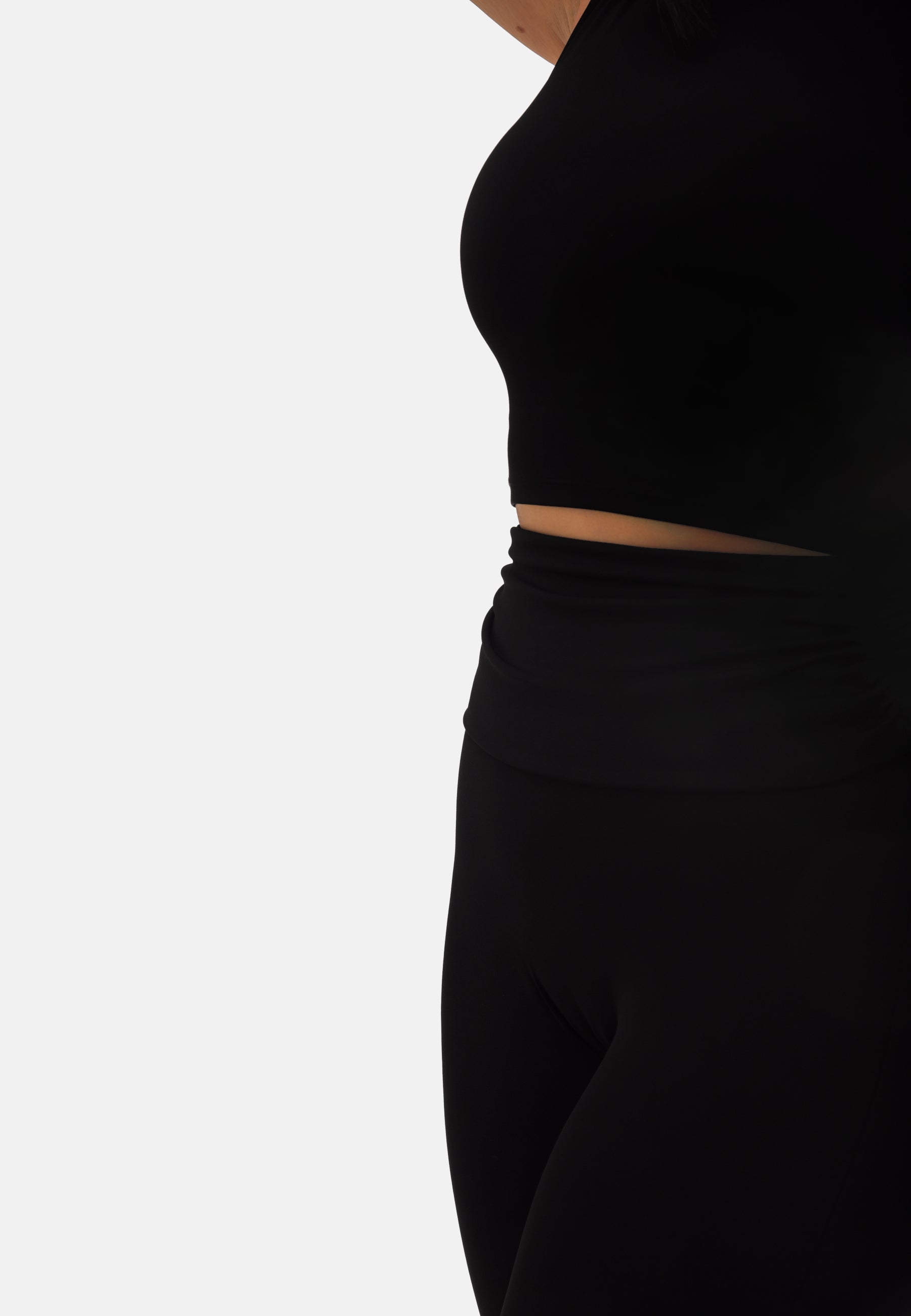 MEREBA Leggings évasé à taille rabattable