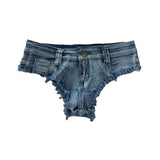 EGOISTA  Mini Jeans Denim Shorts