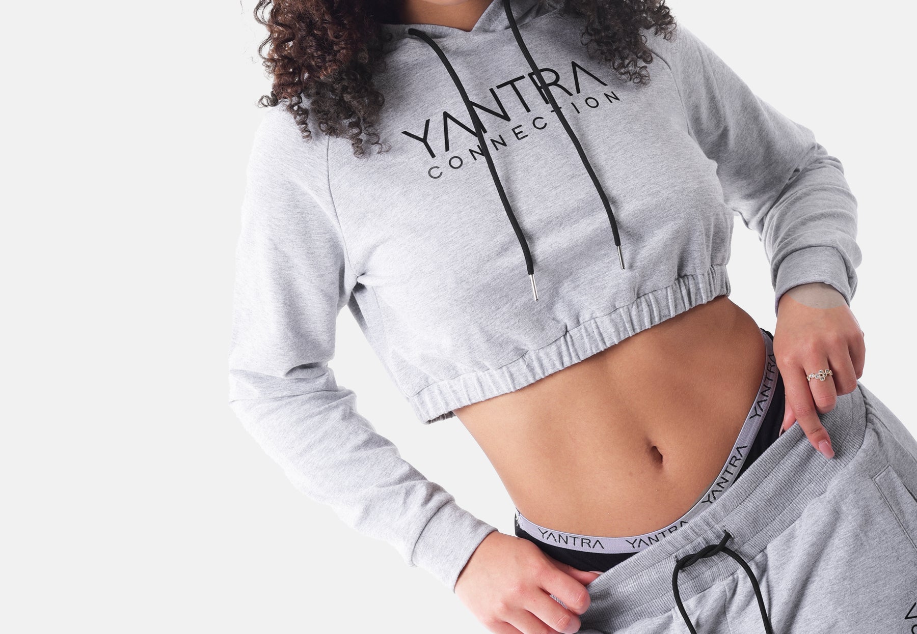 CHICAGO Hoodie Crop Top - YantraConnection