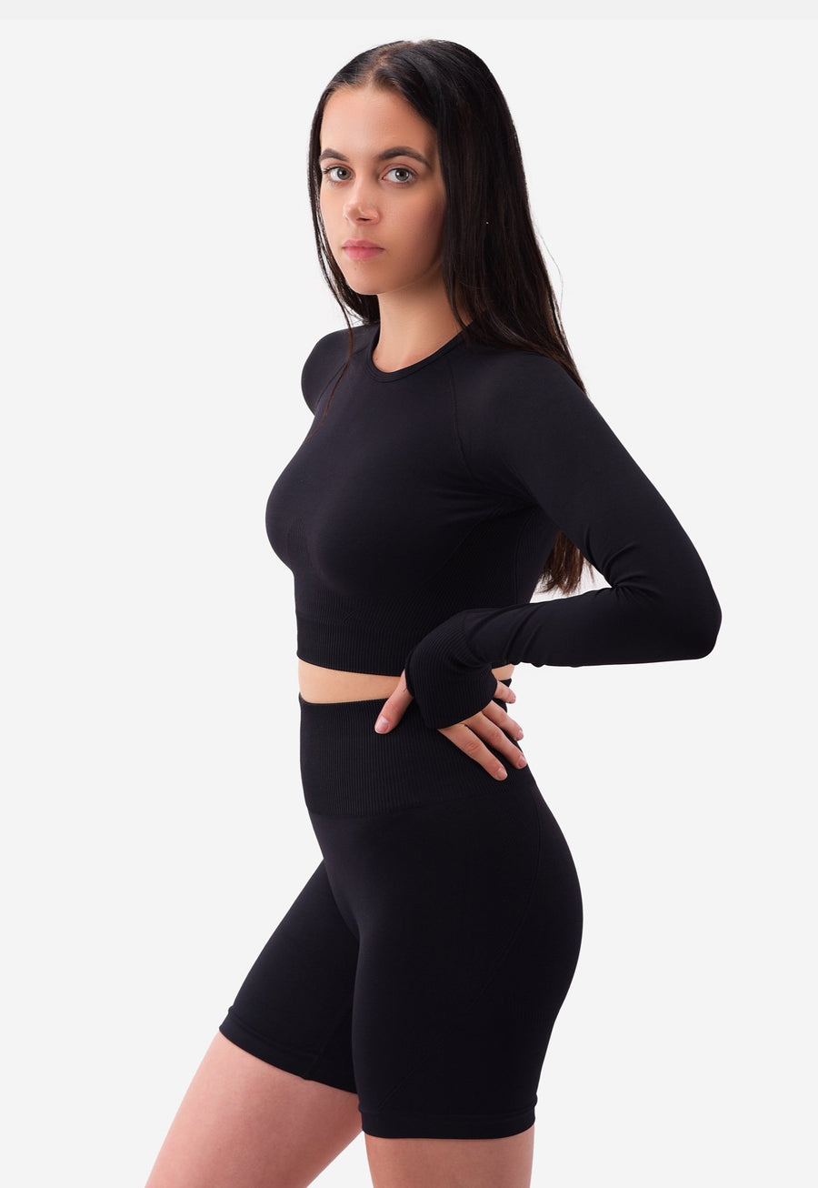 LIQUIDO Crop-Top - YantraConnection