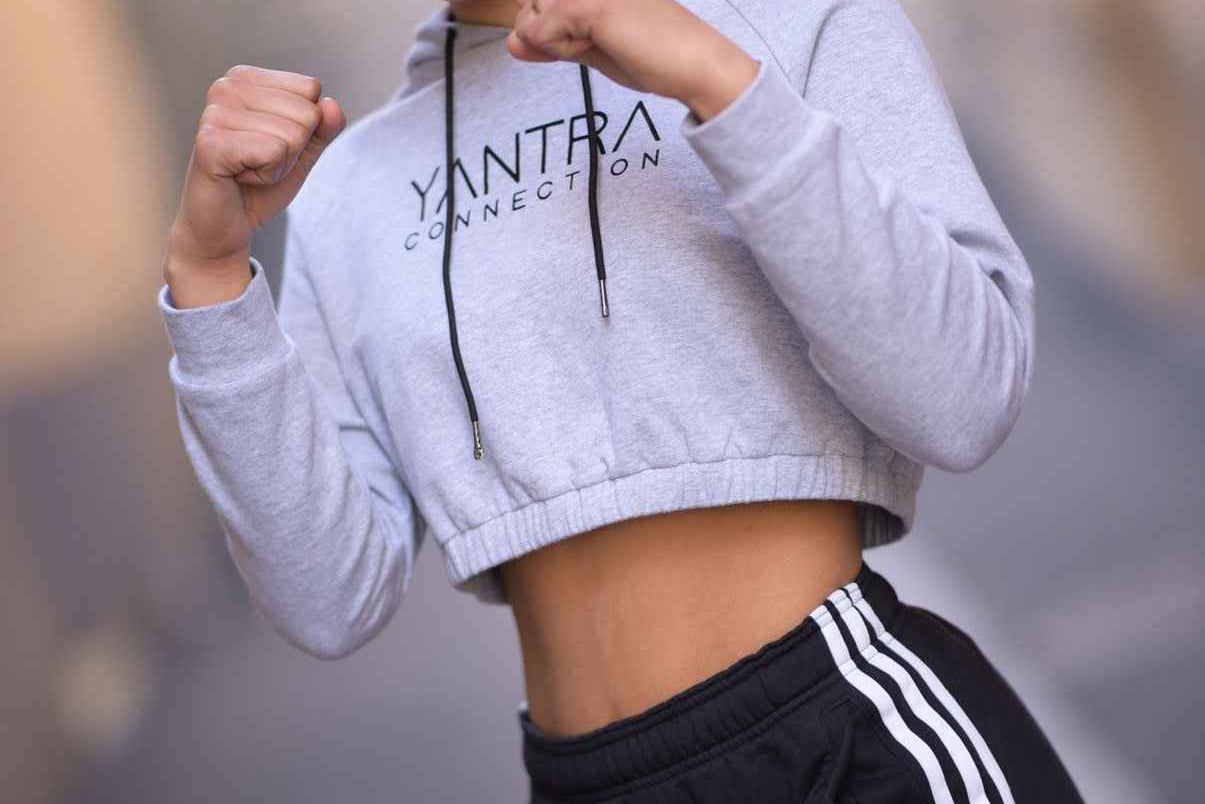 CHICAGO Hoodie Crop Top - YantraConnection