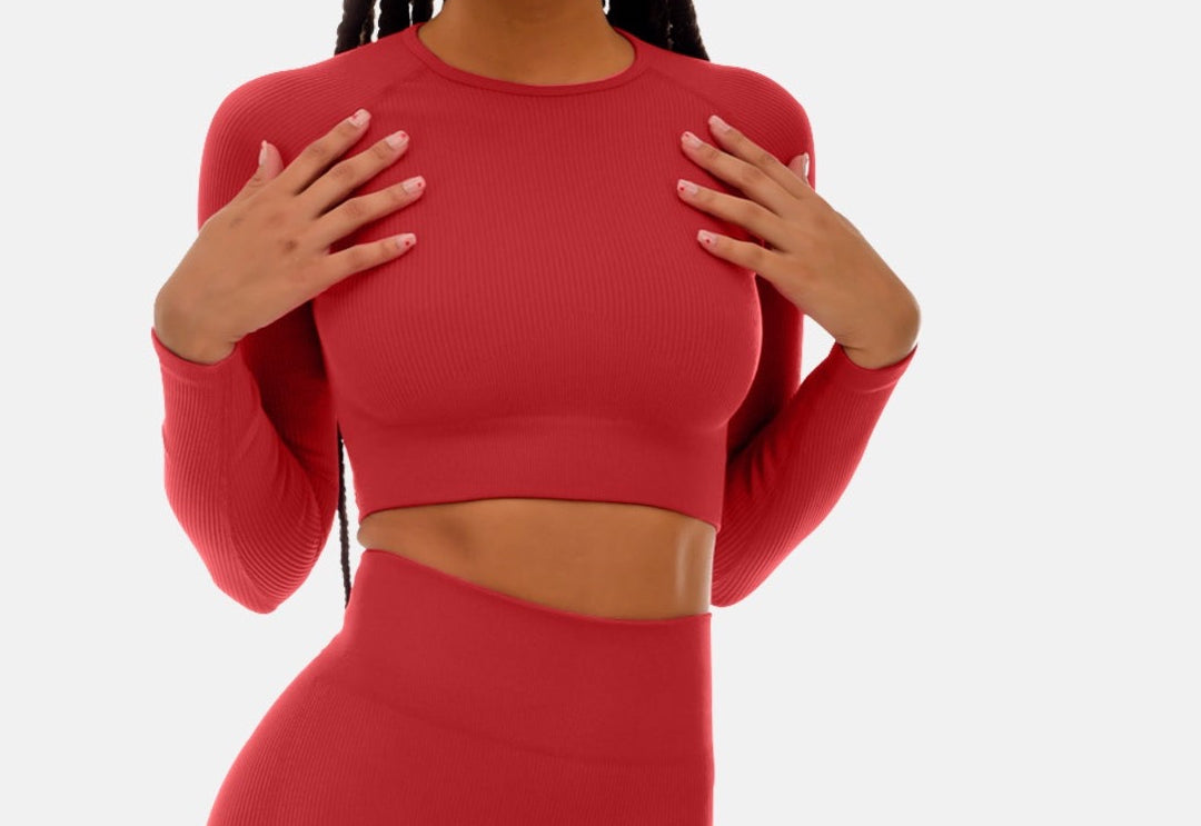 GODA Crop Top long-sleeve - YantraConnection