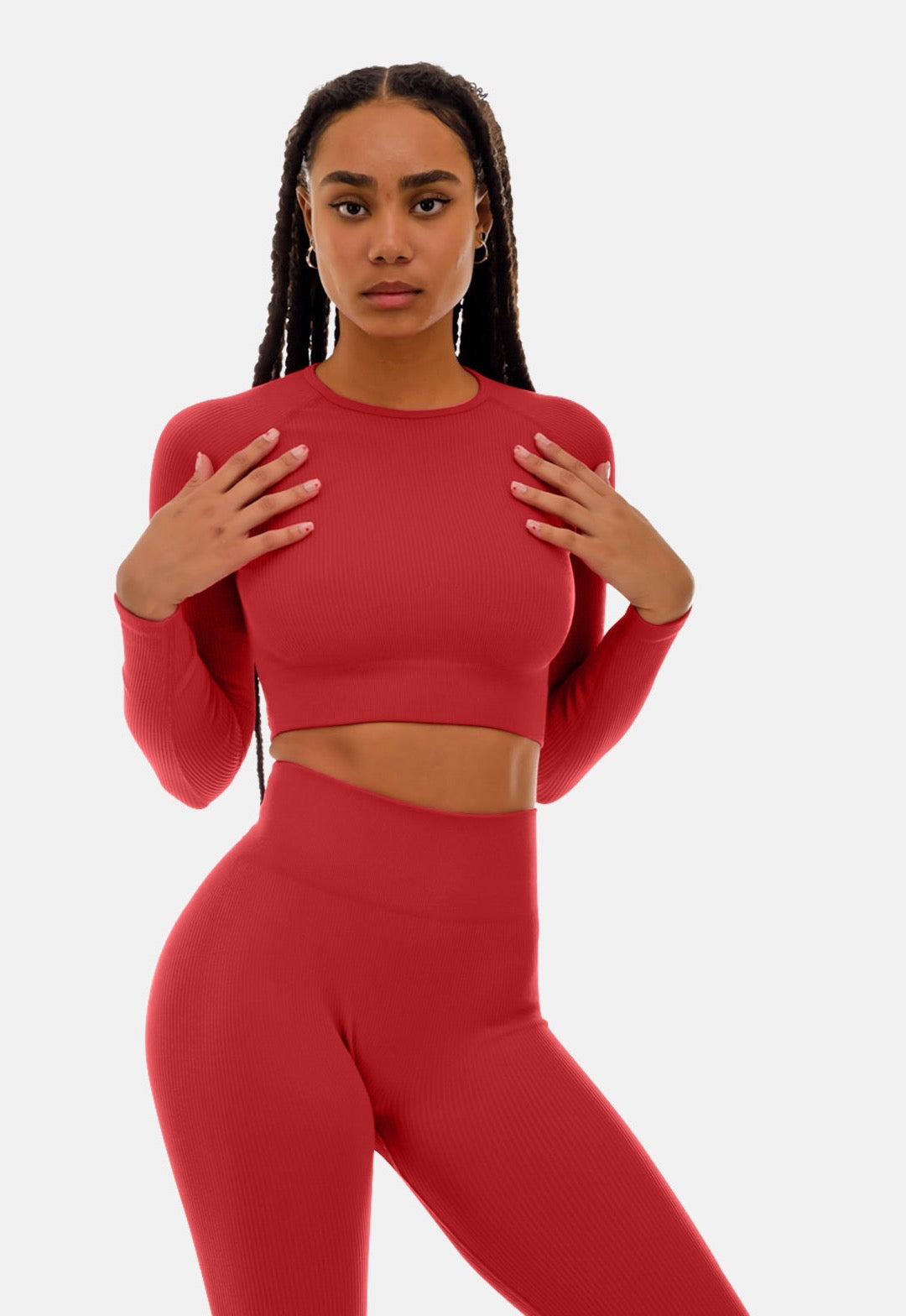 GODA Crop Top long-sleeve - YantraConnection