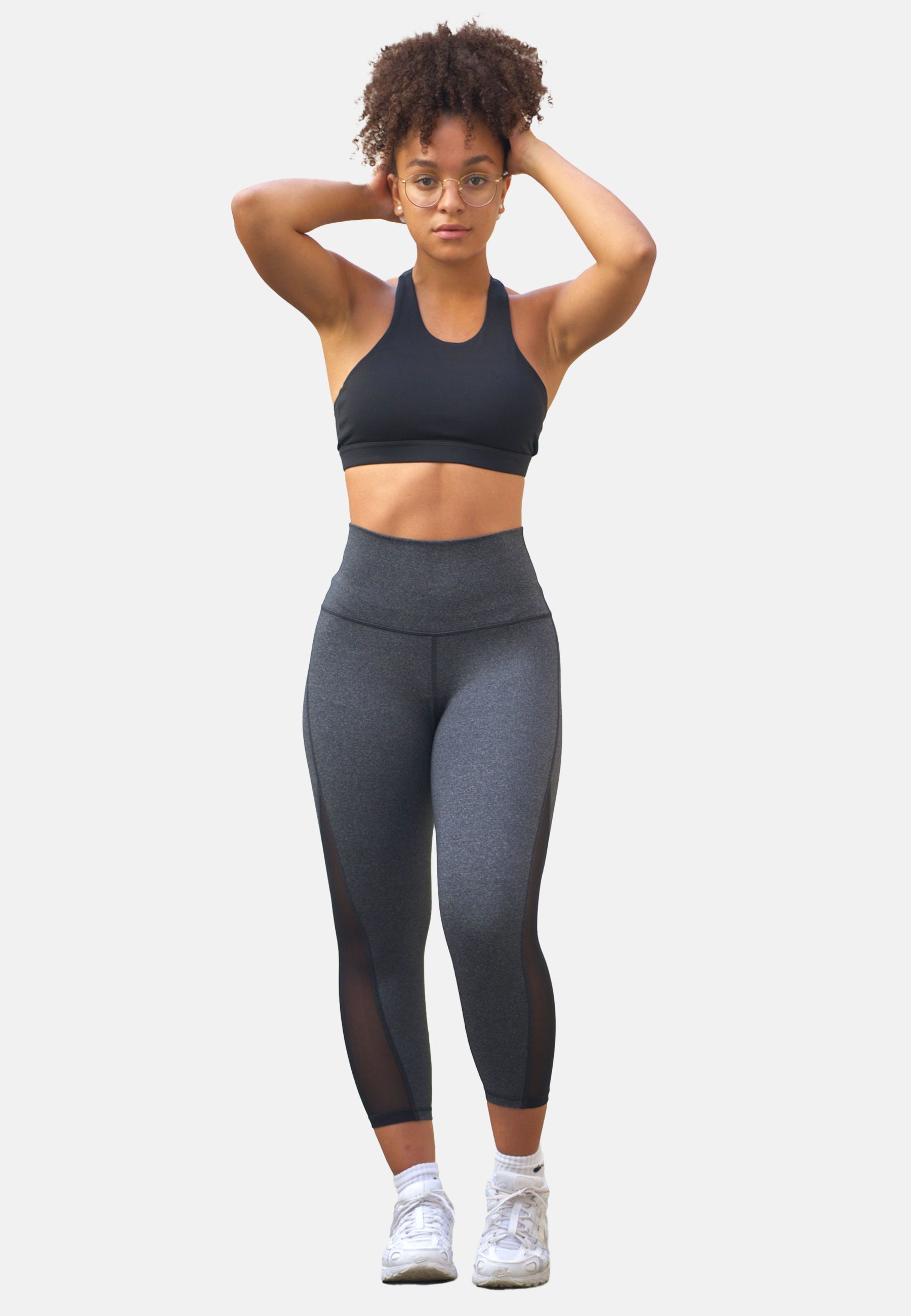 MESH CAPRI Leggings - YantraConnection