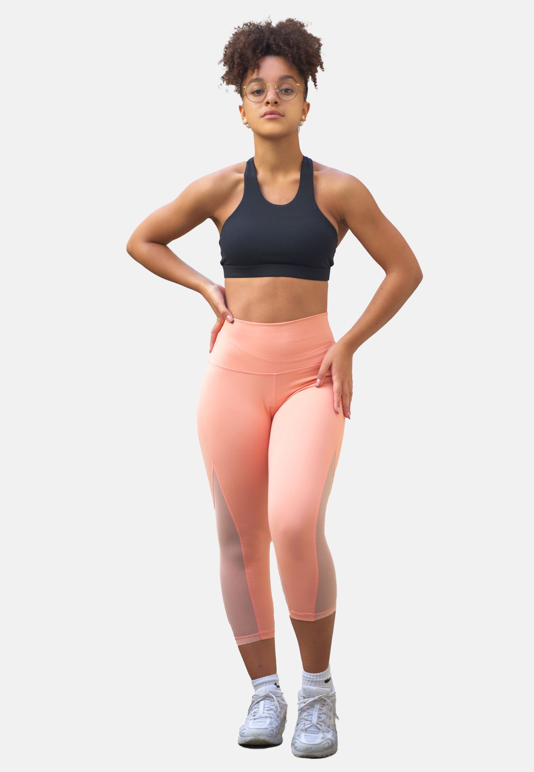 MESH CAPRI Leggings - YantraConnection